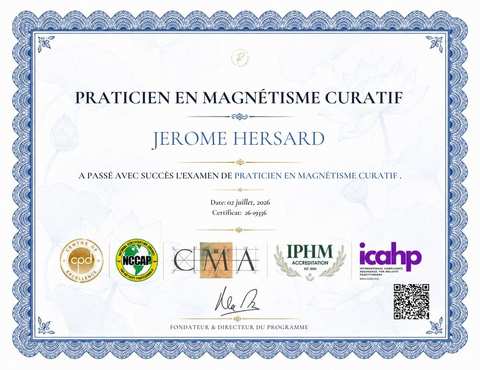 Certificado Practicante en Magnetismo Curativo